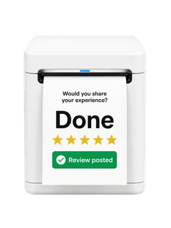 Automated customer review posted