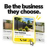 Local search result connected to a customer call