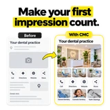 Dental profile before and with CMC