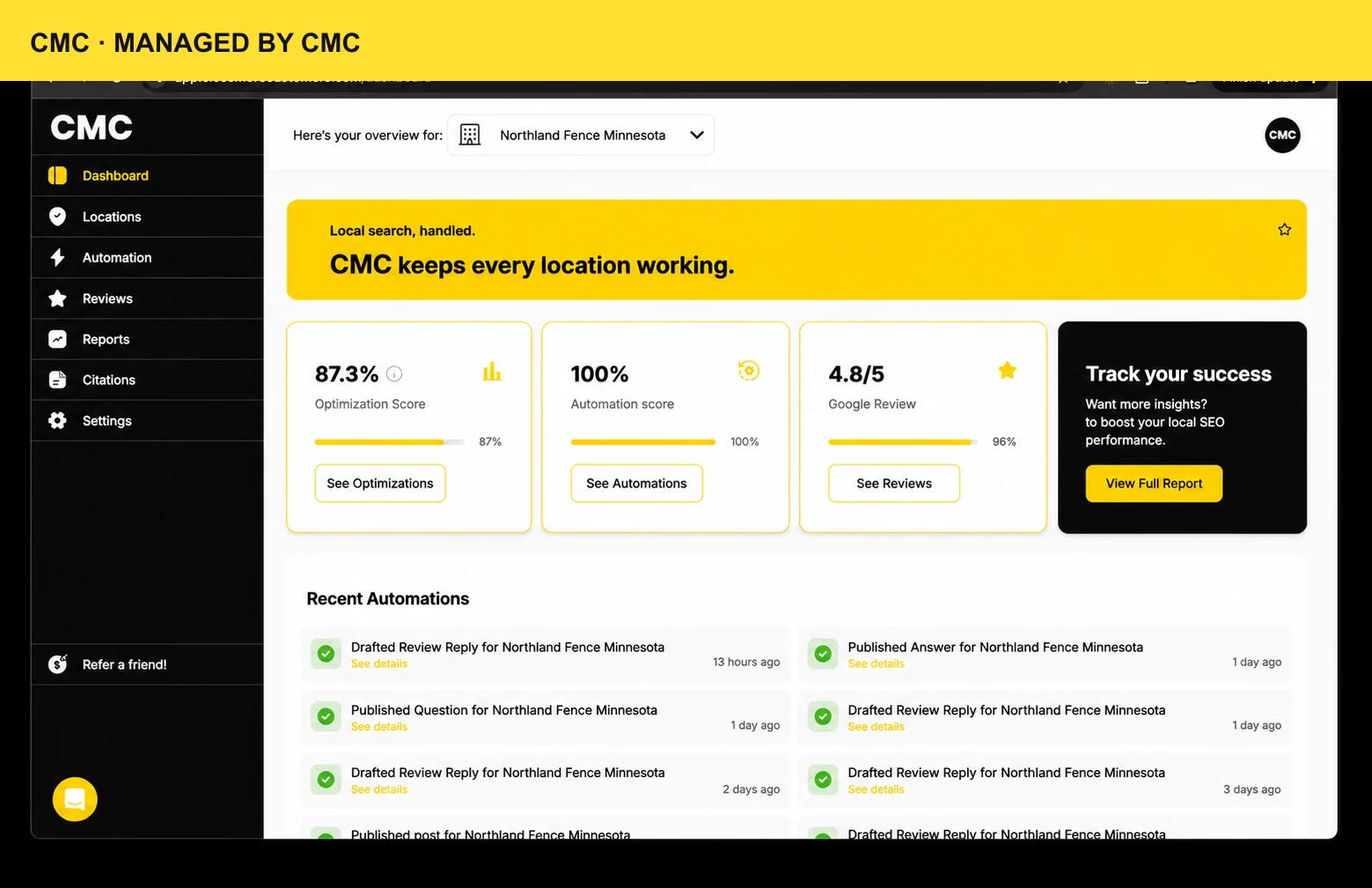 The CMC Close More Standard — CMC customer outcome
