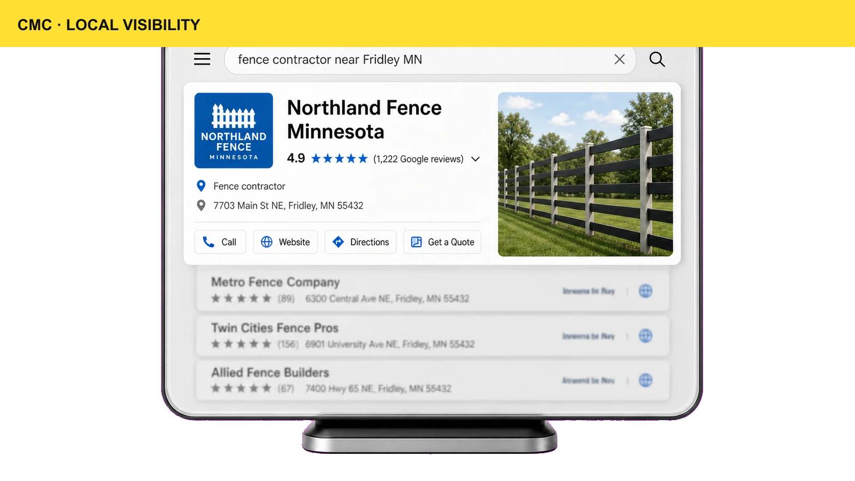 Multi-Location Google Profile Management — CMC customer outcome
