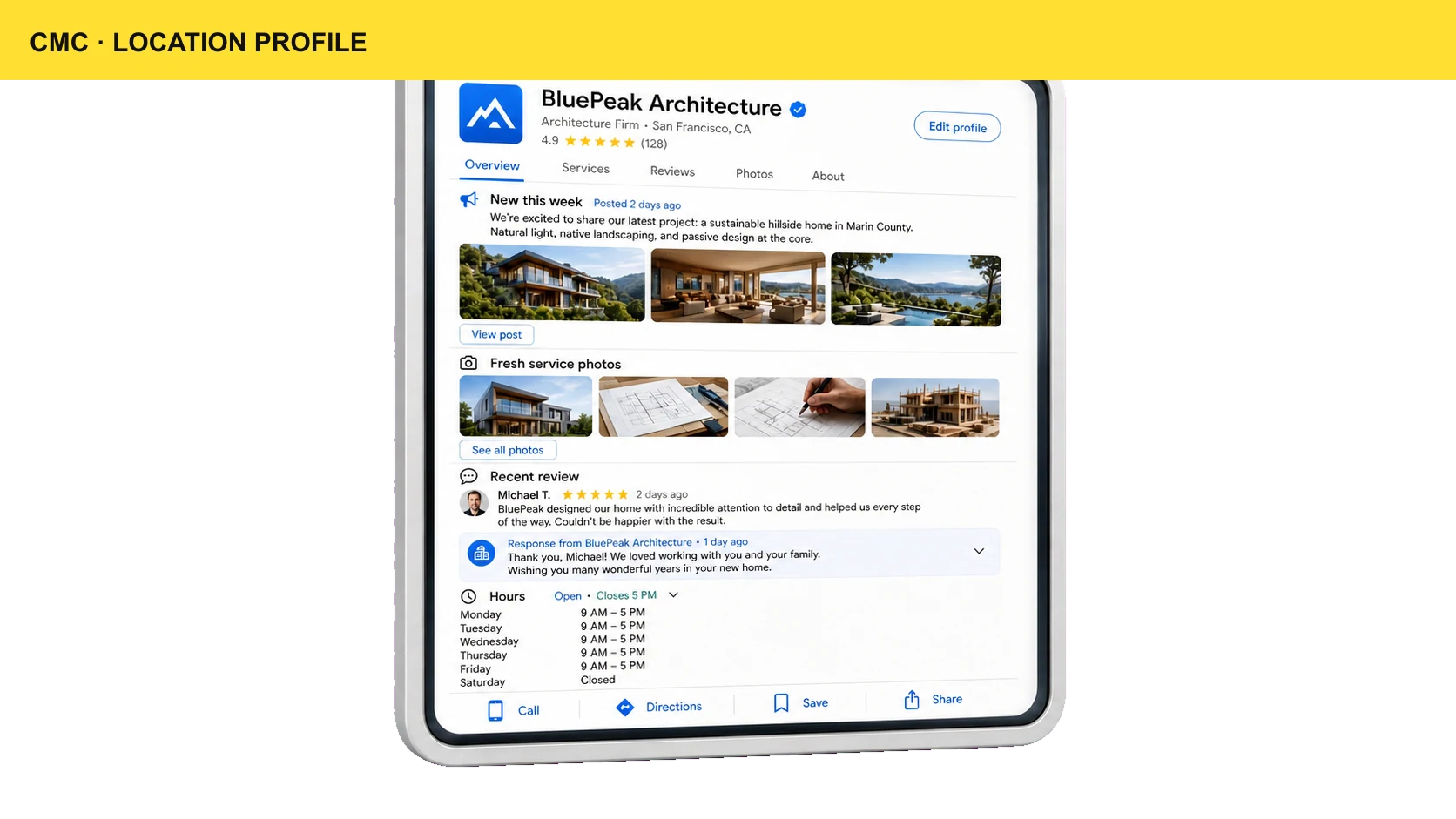 Multi-Location Google Profile Management — CMC customer outcome